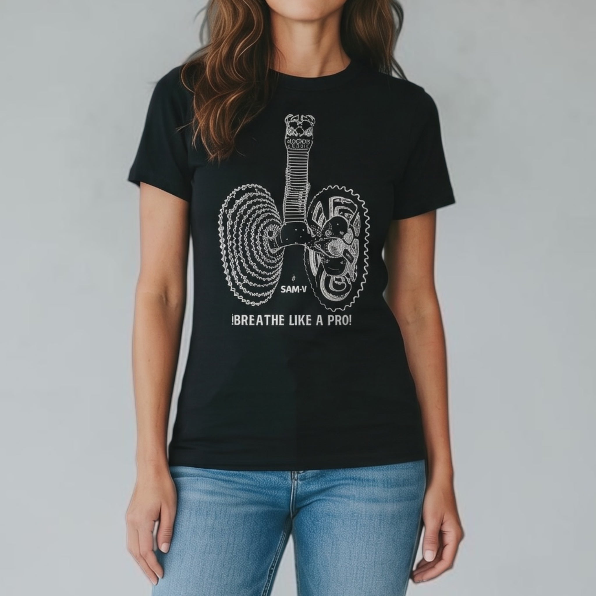 Camiseta Pulmones Mujer