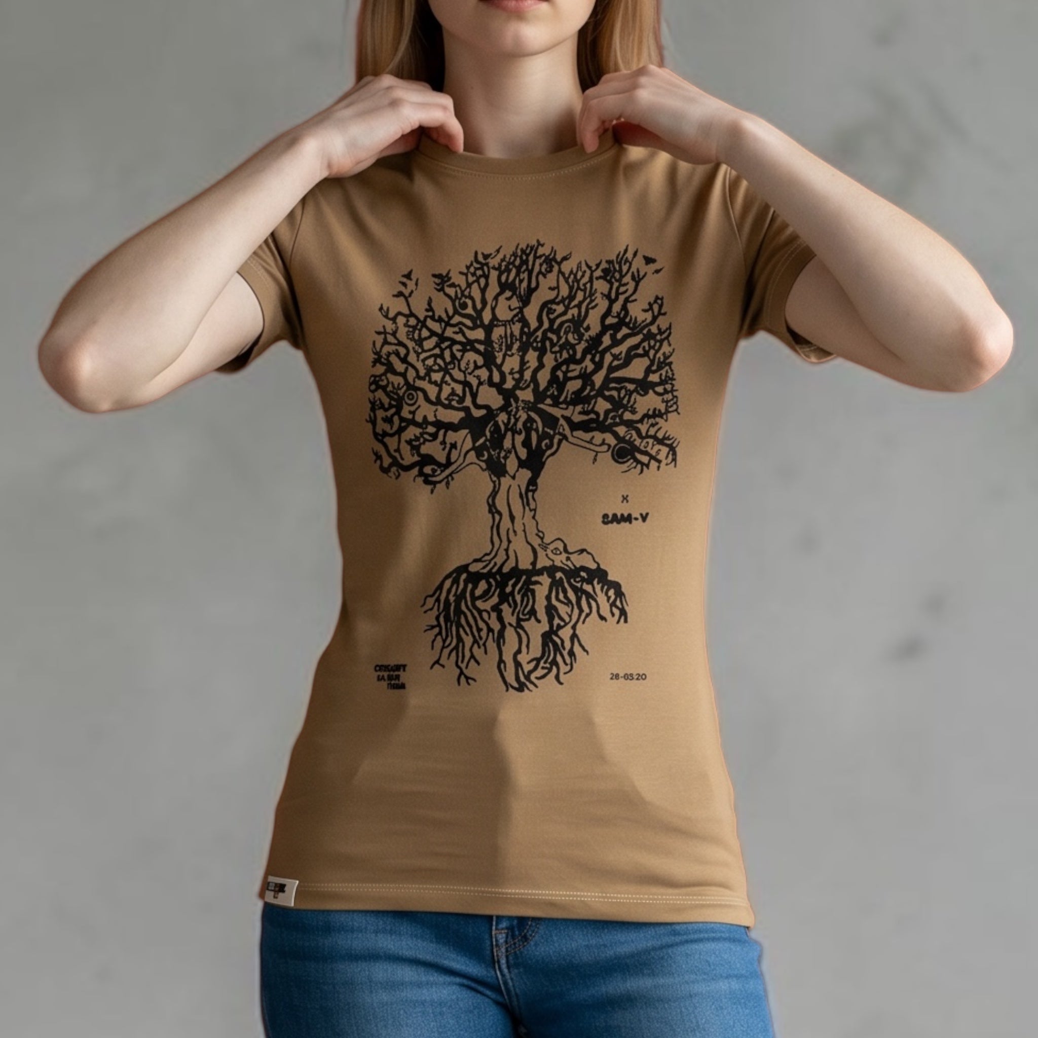 Camiseta Árbol de la vida ciclista Mujer