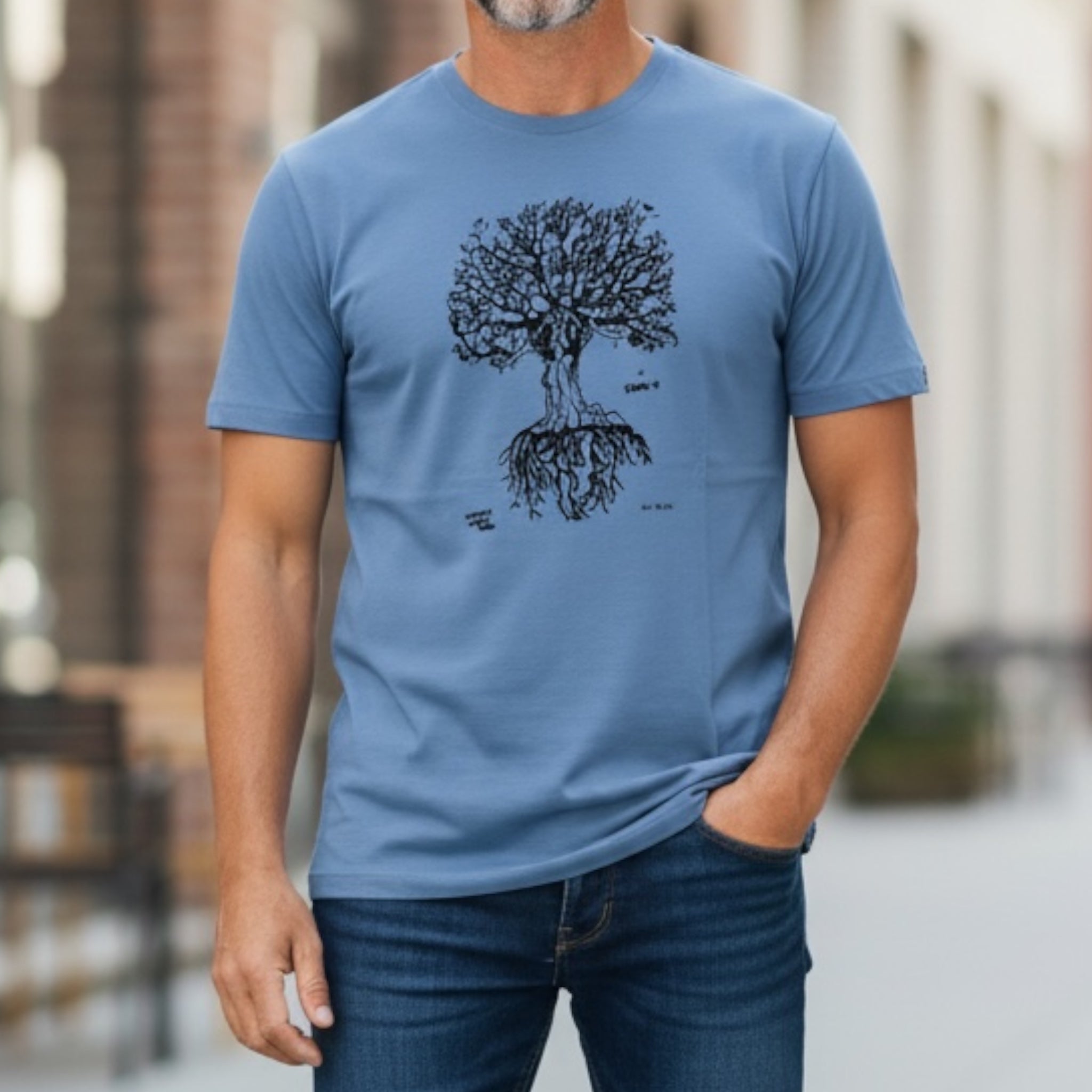 Camiseta Árbol de la vida ciclista Hombre