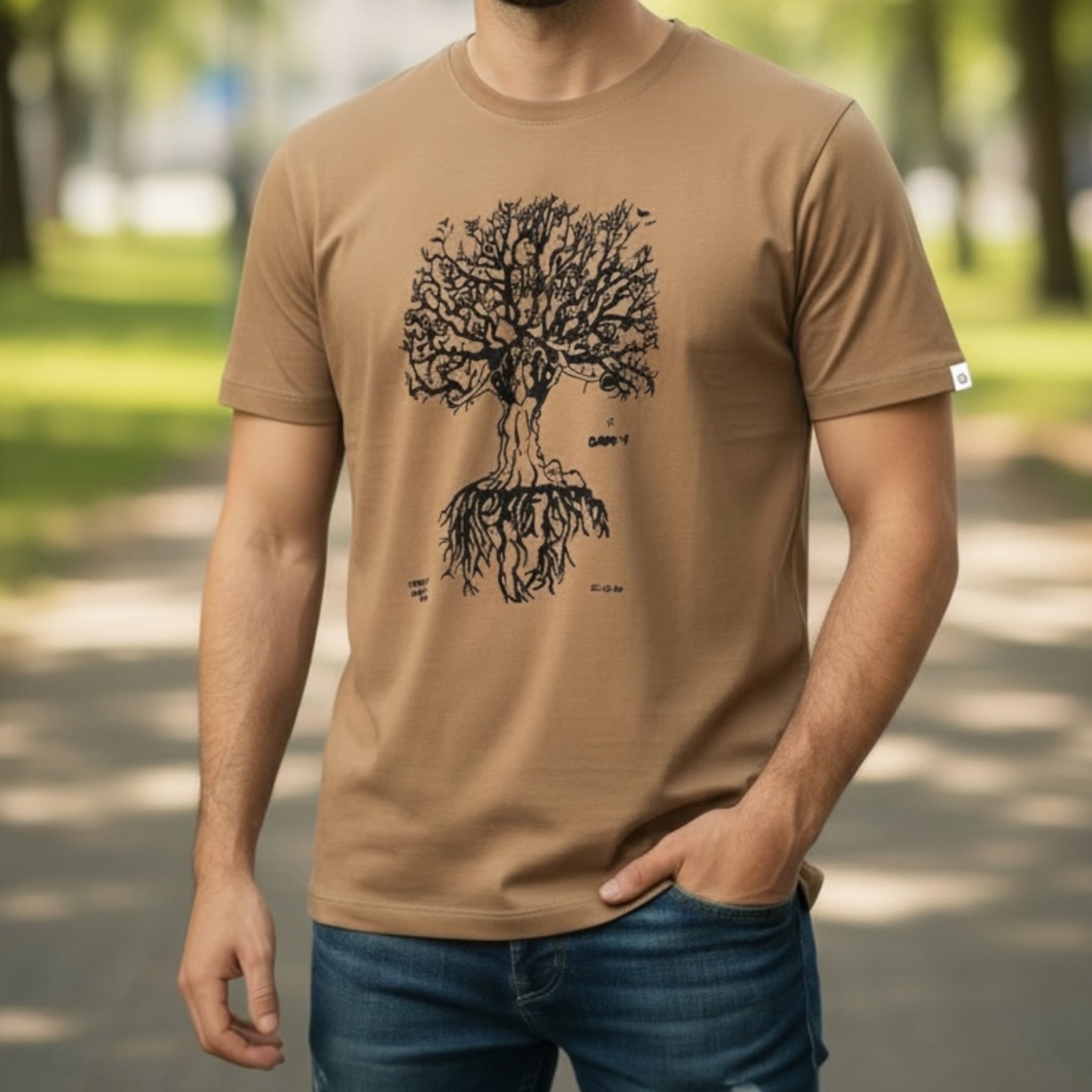 Camiseta Árbol de la vida ciclista Hombre