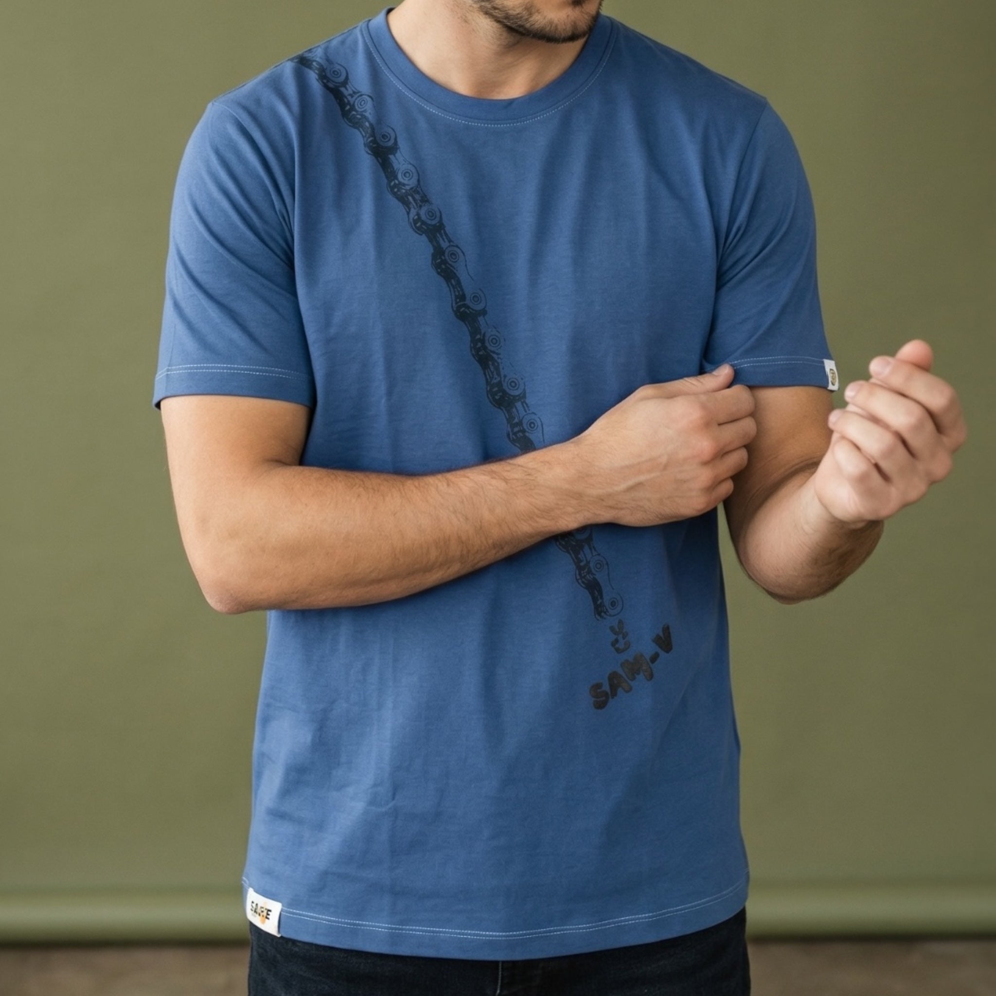 Camiseta cadena Hombre