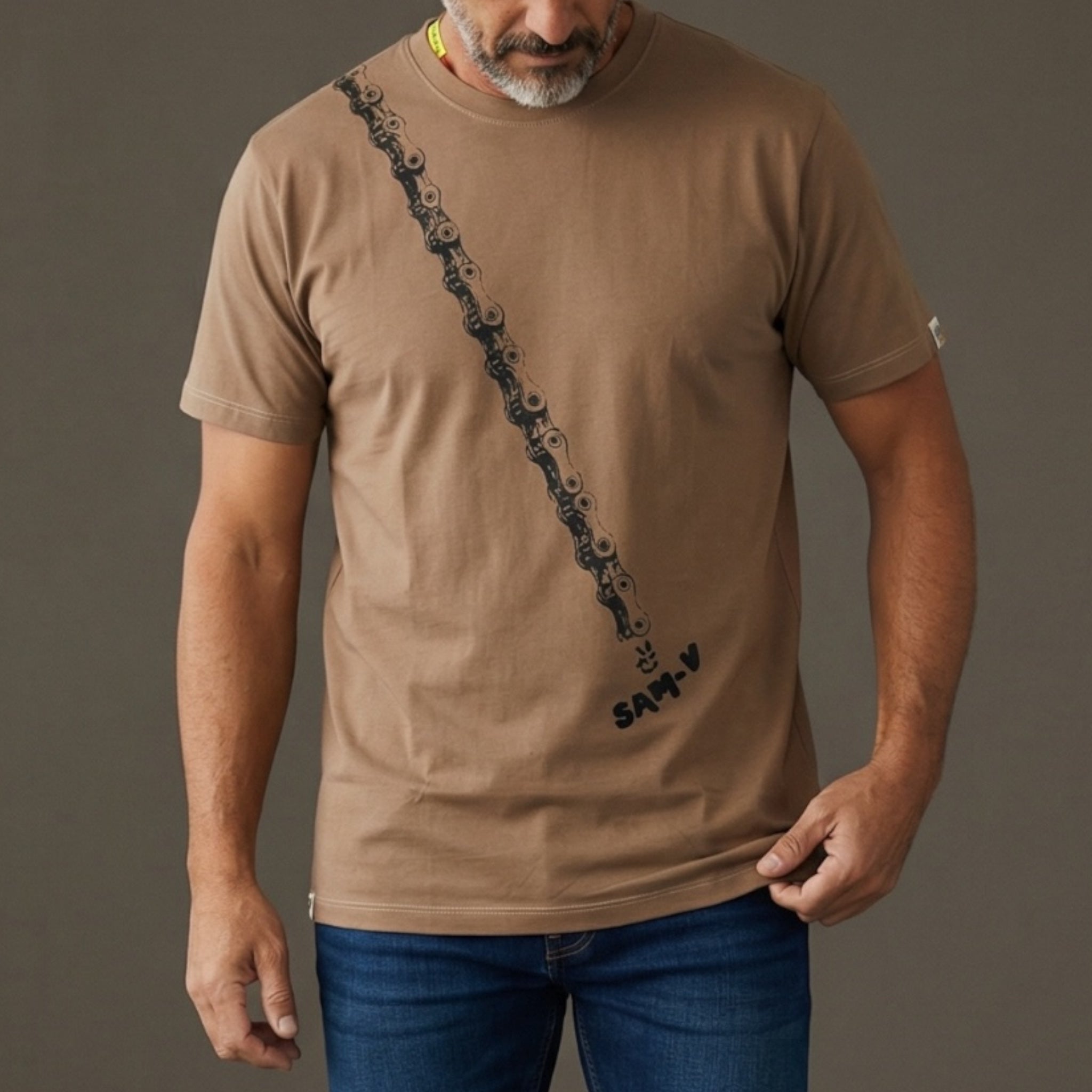 Camiseta cadena Hombre