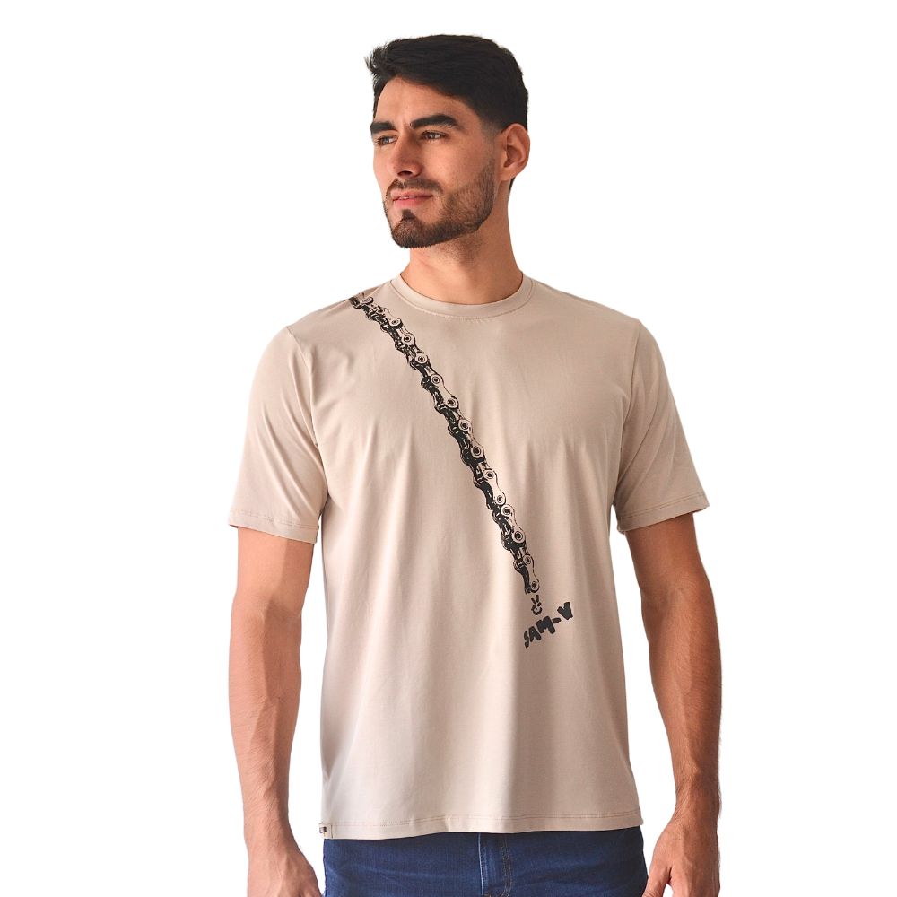 Camiseta cadena Hombre