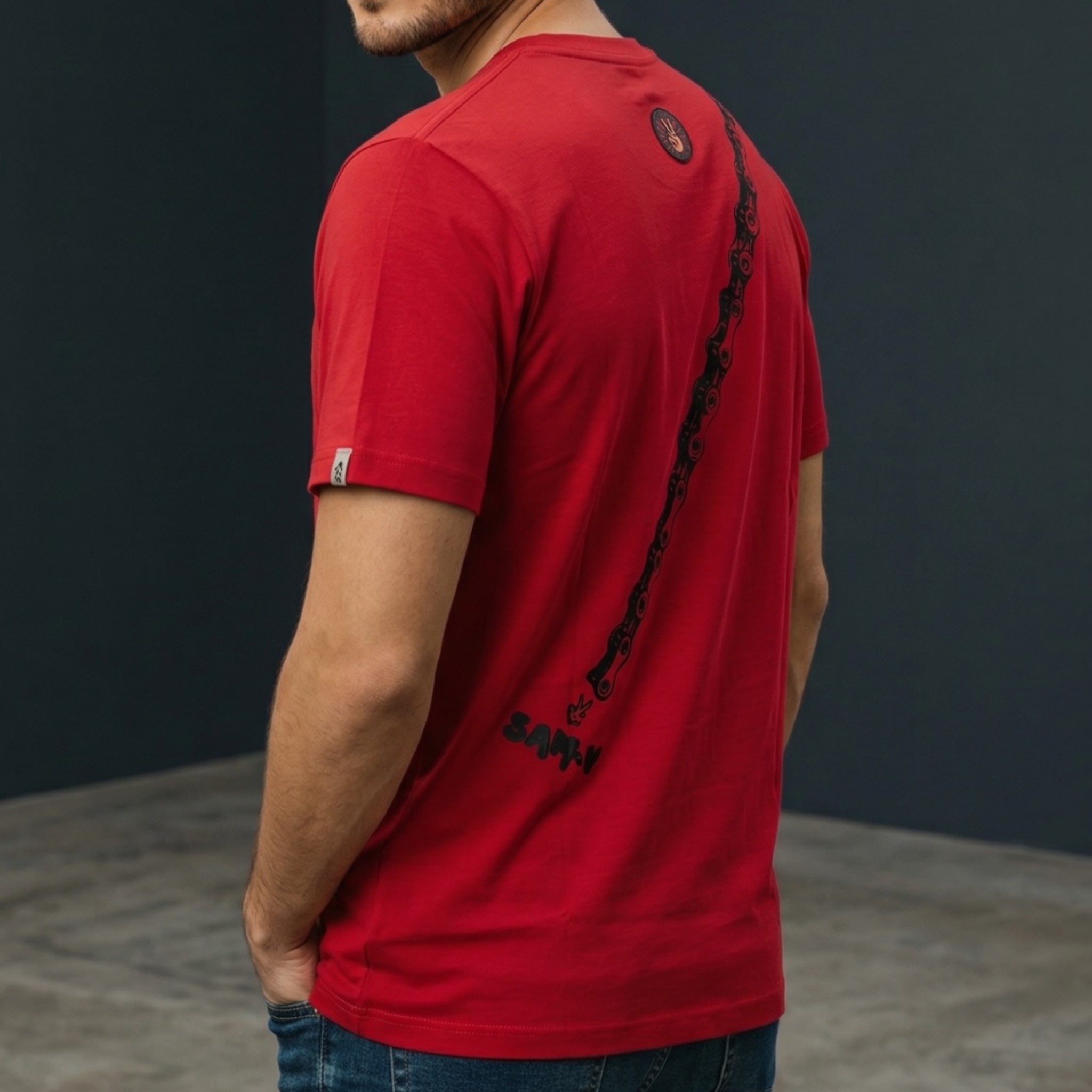 Camiseta cadena Hombre