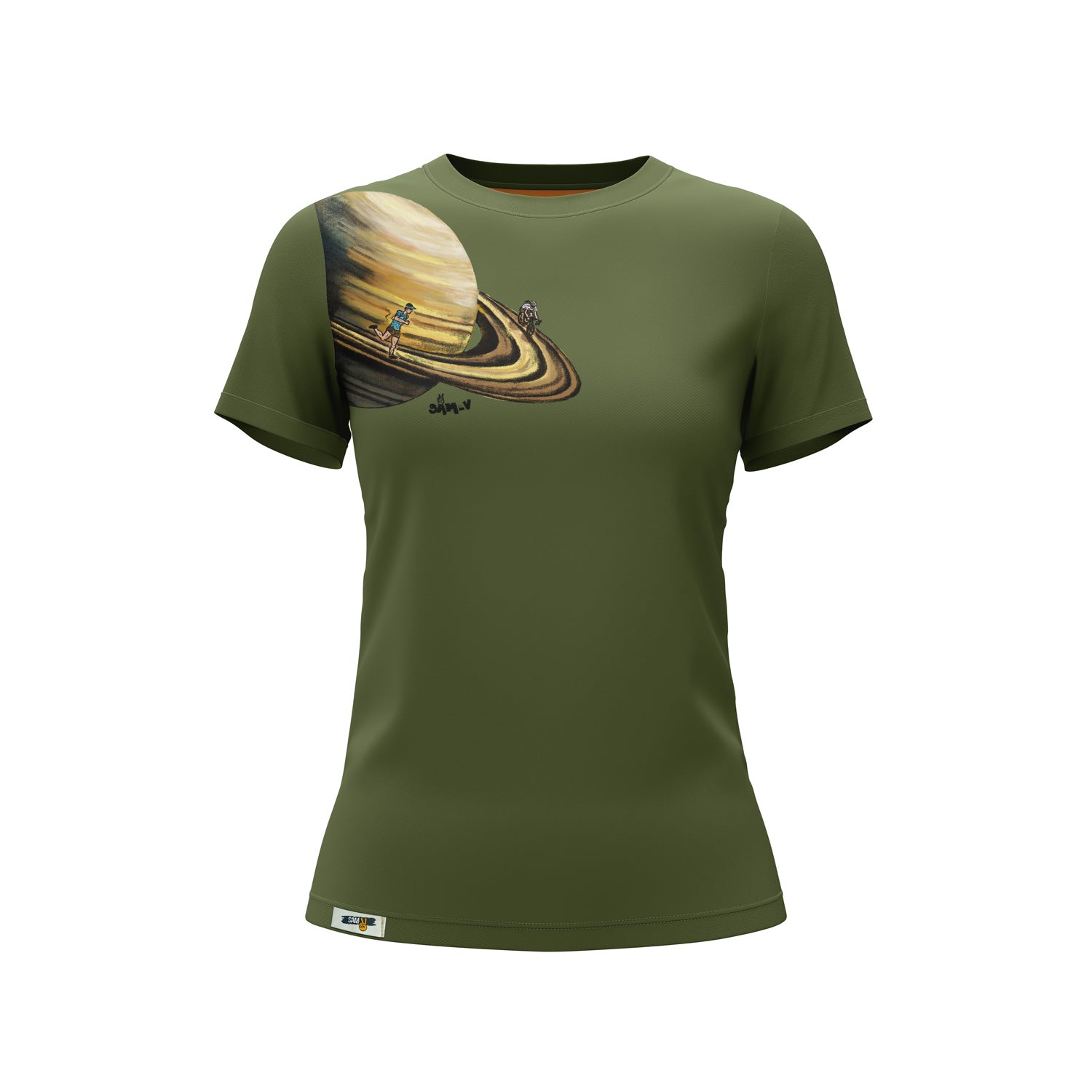 Camiseta Saturno Mujer