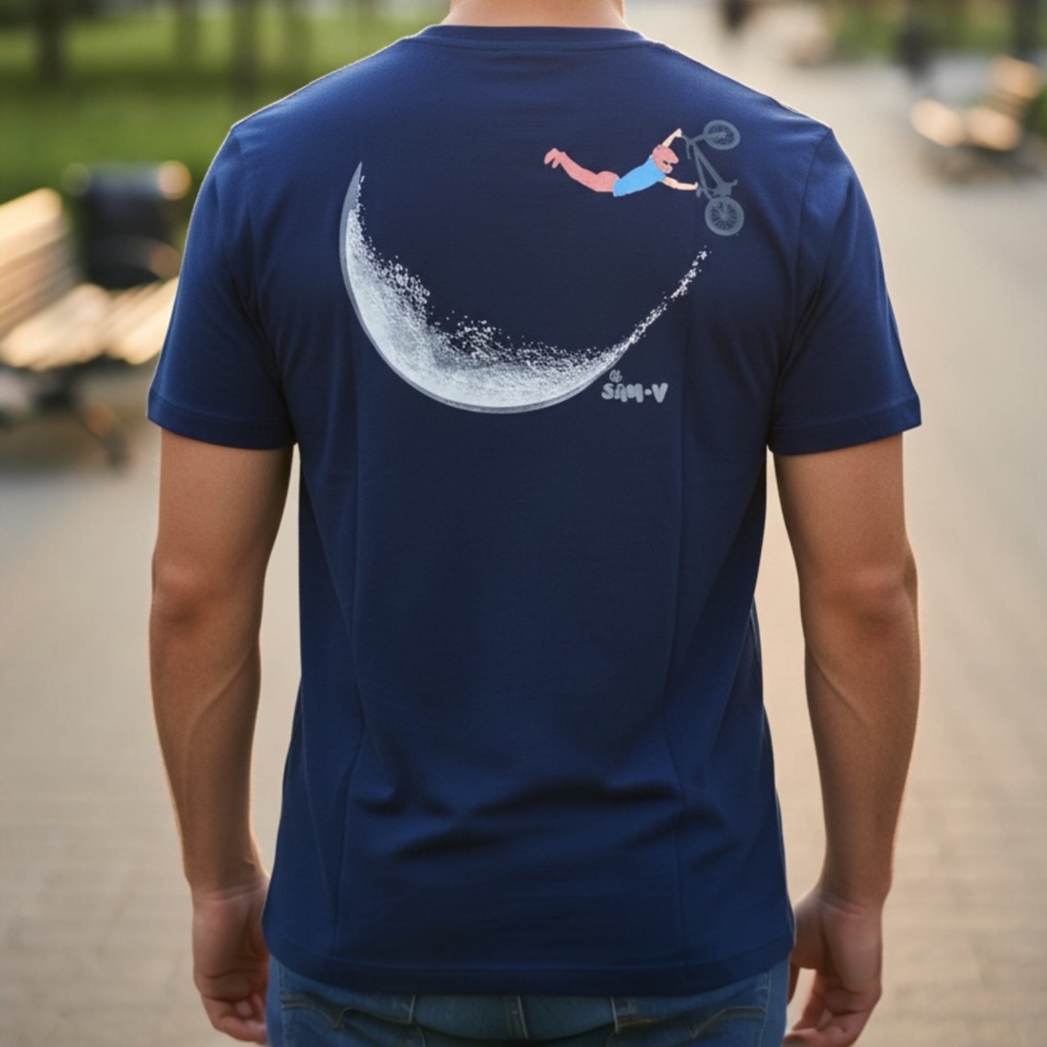 Camiseta Luna Hombre
