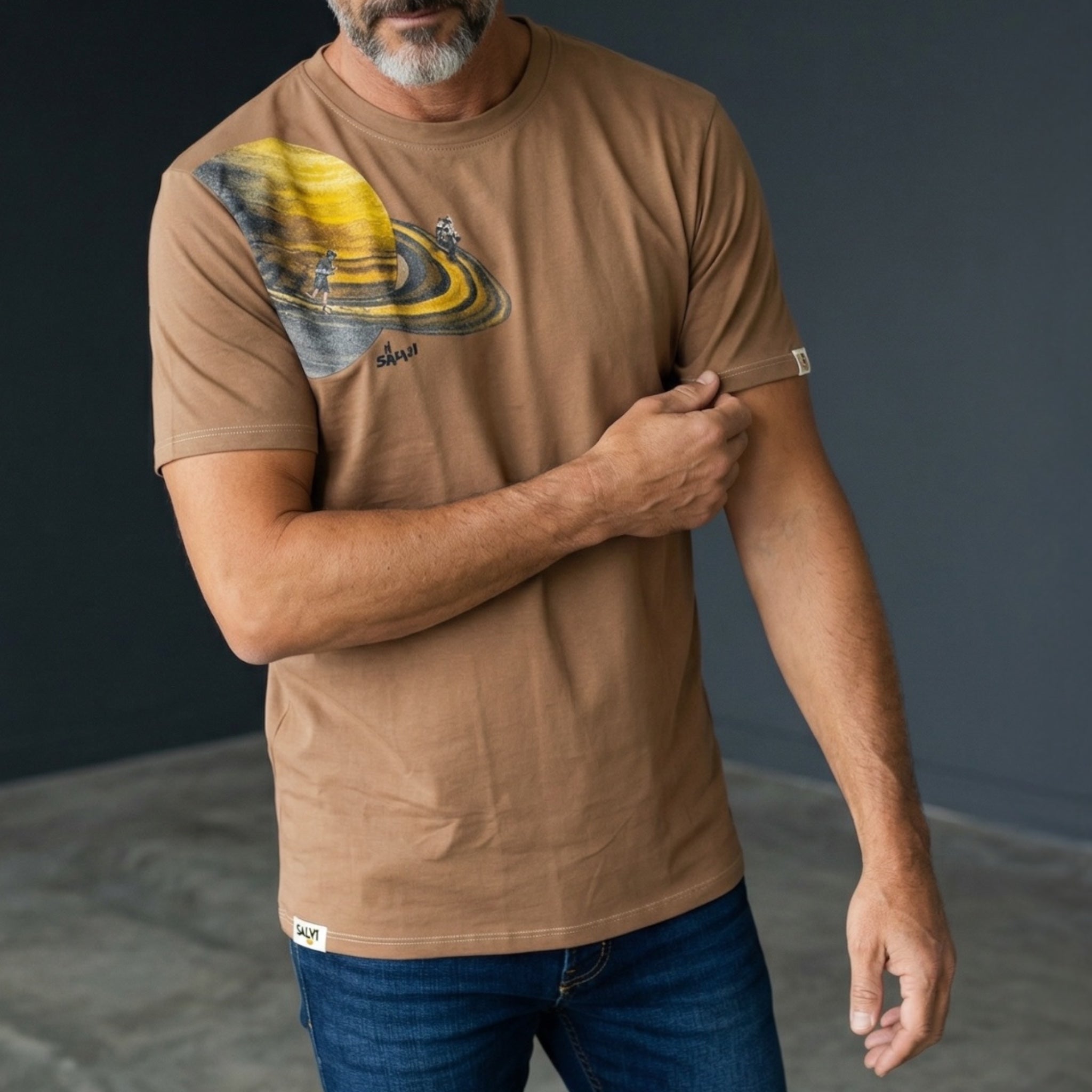 Camiseta Saturno Hombre