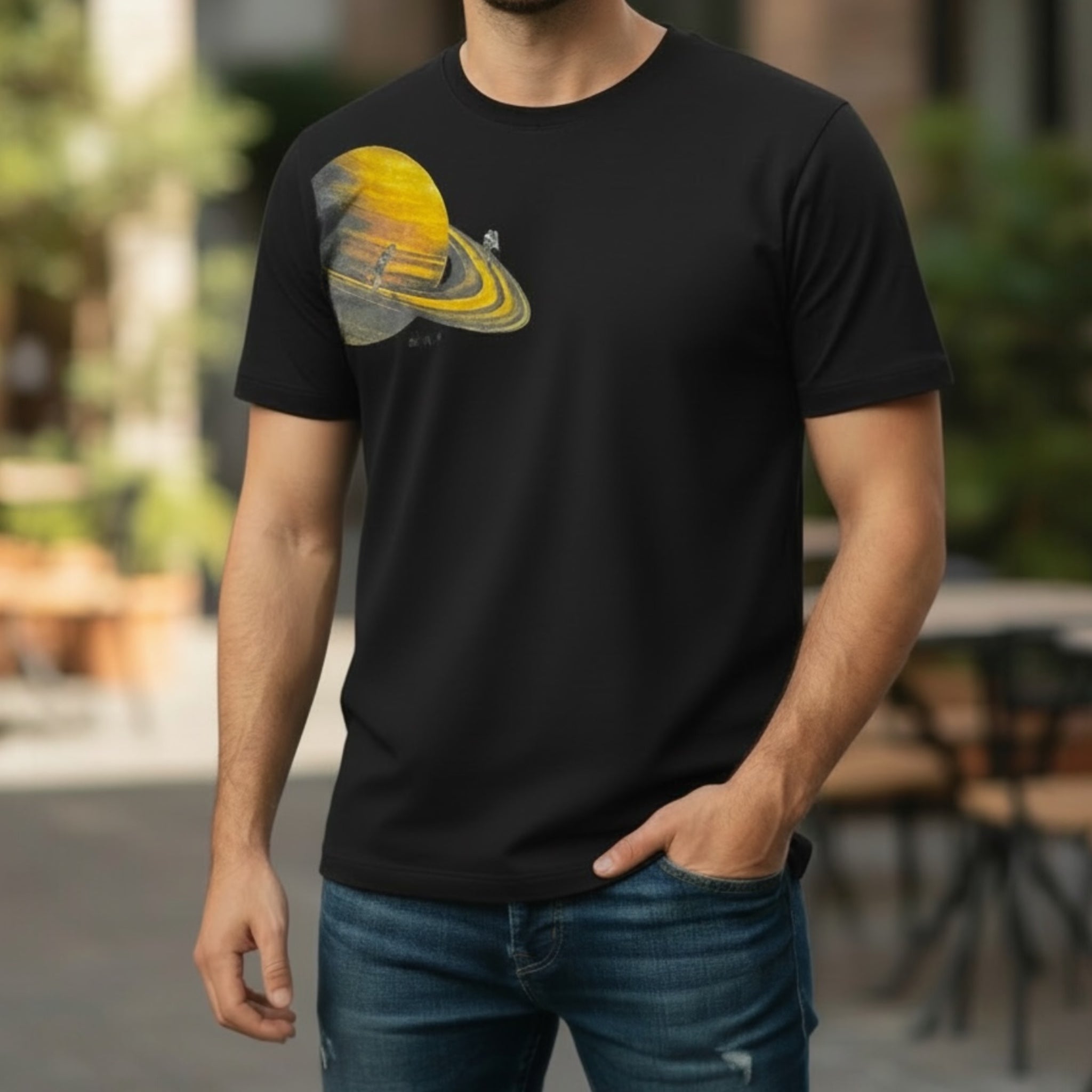 Camiseta Saturno Hombre