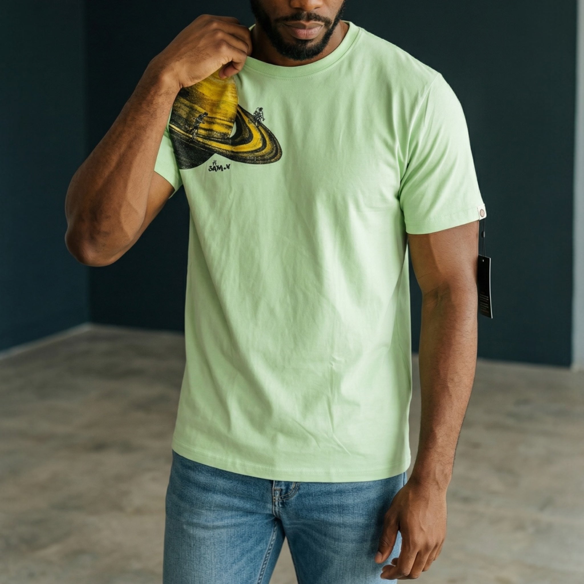 Camiseta Saturno Hombre