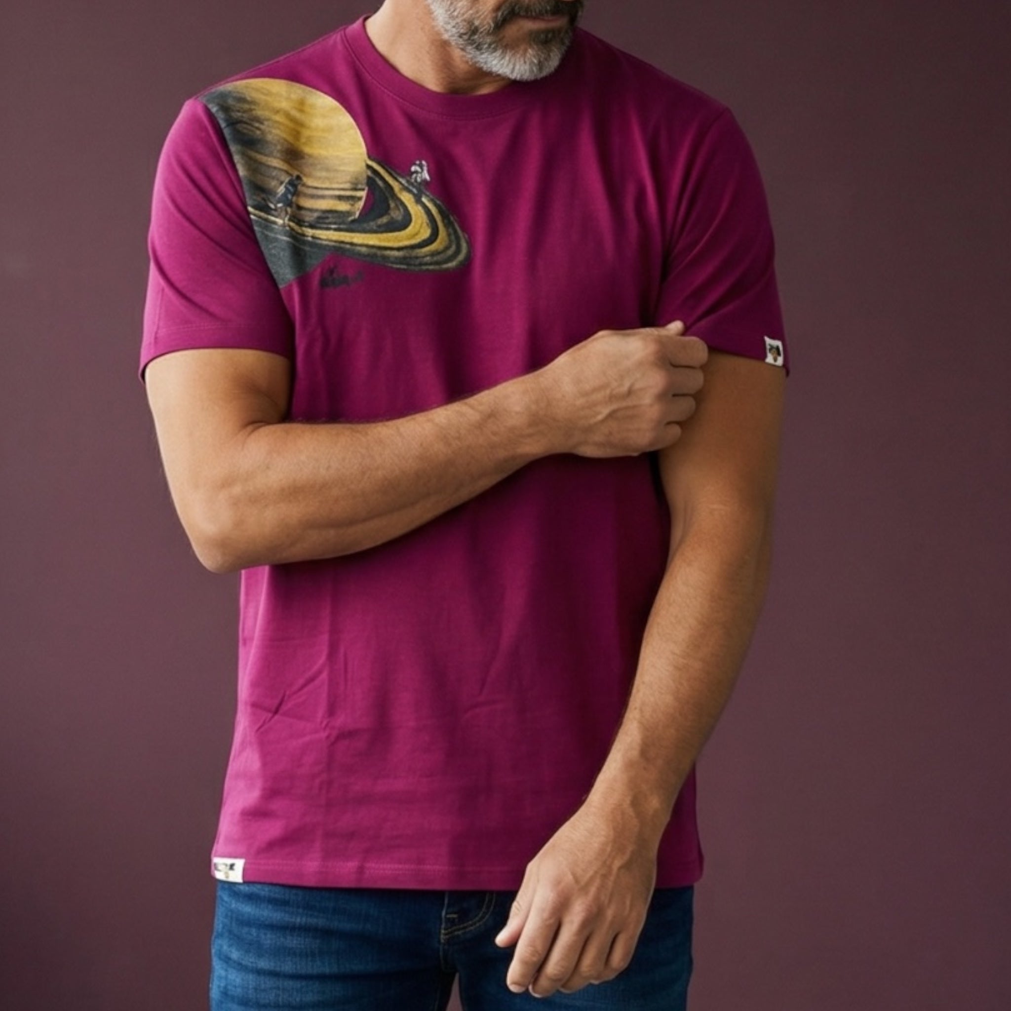 Camiseta Saturno Hombre