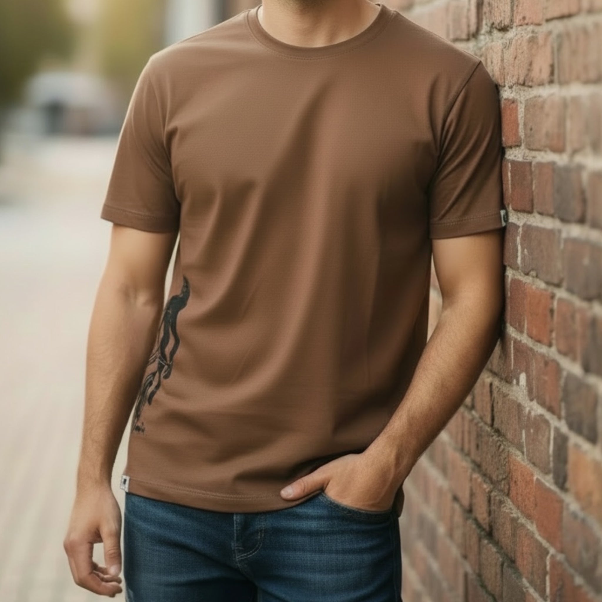 Camiseta Silueta Hombre