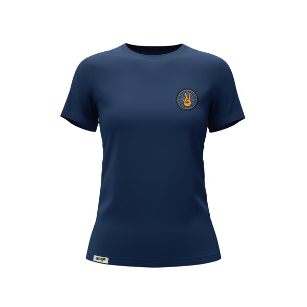 Camiseta - clásica - azul - frente - mujer