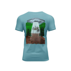 Camiseta - ovni - menta - espalda