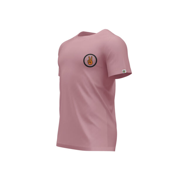 Camiseta - clásica - rosa - lado